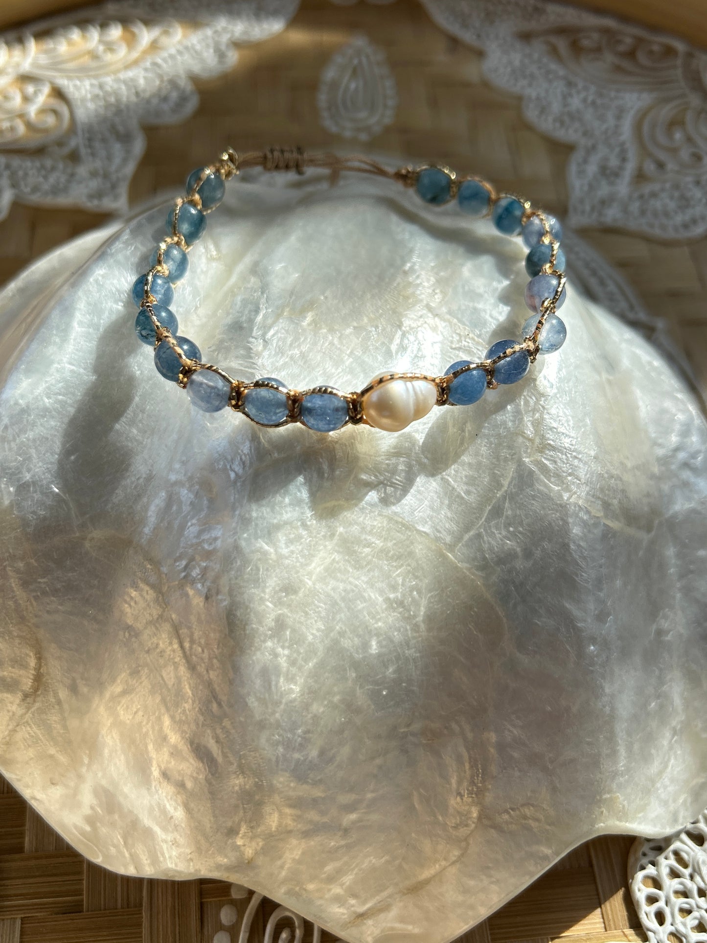 Seja bracelet - Steel blue