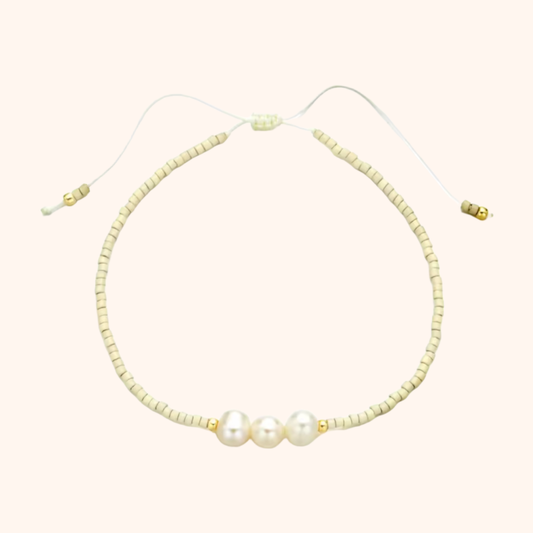 Pearl blessing bracelet - Ivory