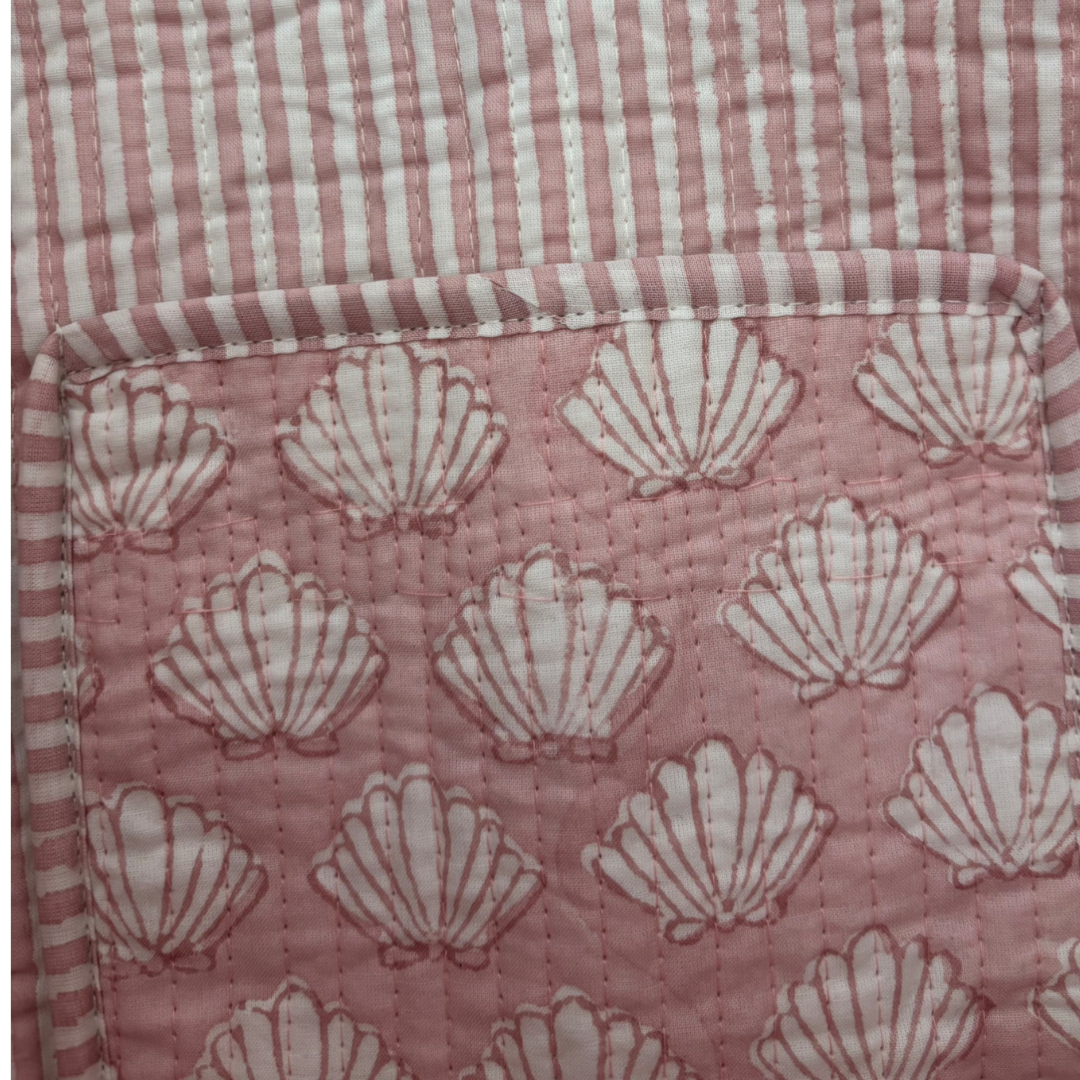 The Weekender Tote - Baby Pink Seashell