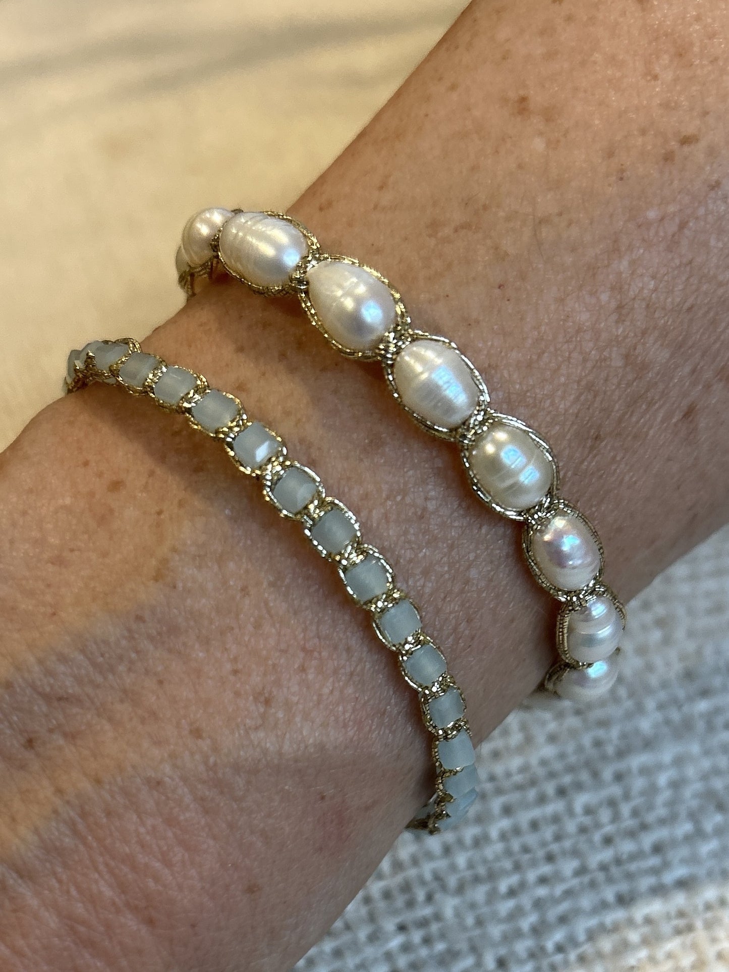 Arya Bracelet - pale blue