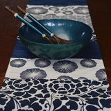 Long Table Runner - Indigo