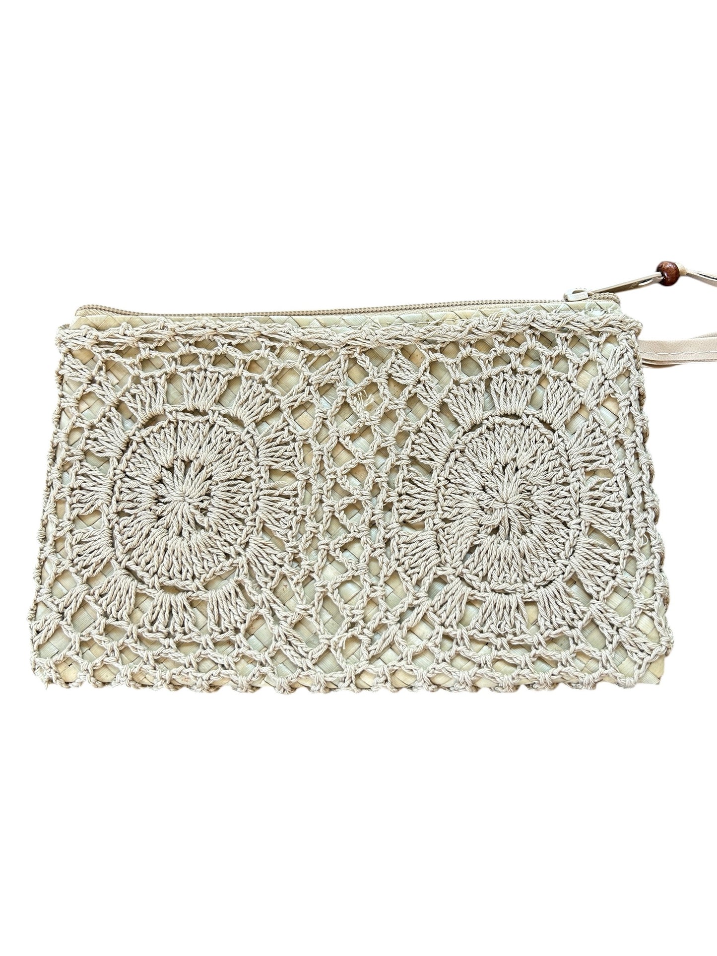 Crochet Clutch - Beige