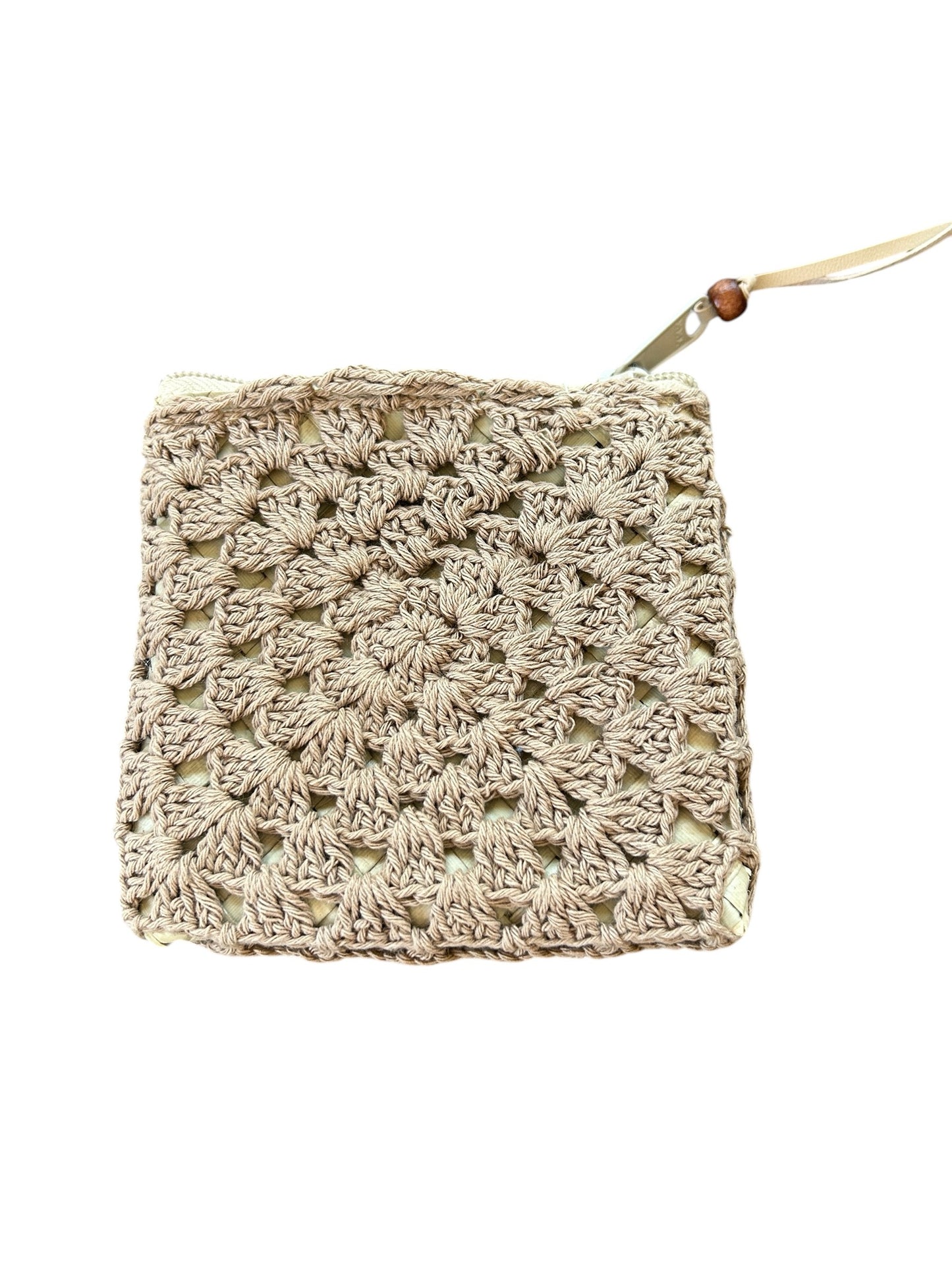 Crochet Purse - Taupe