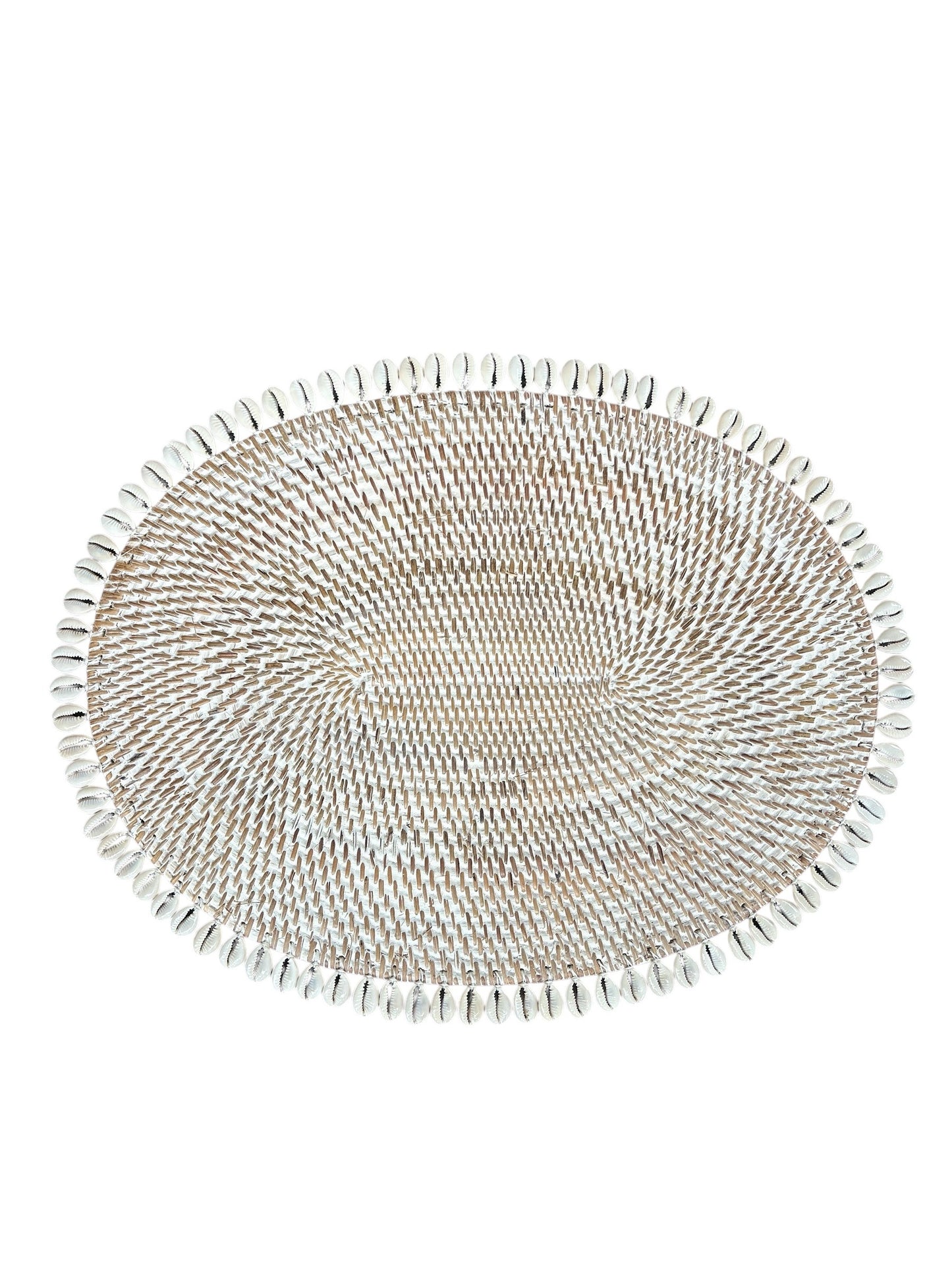 Cowrie Placemats and Coasters - Pre-order (also available in Black or Brown)