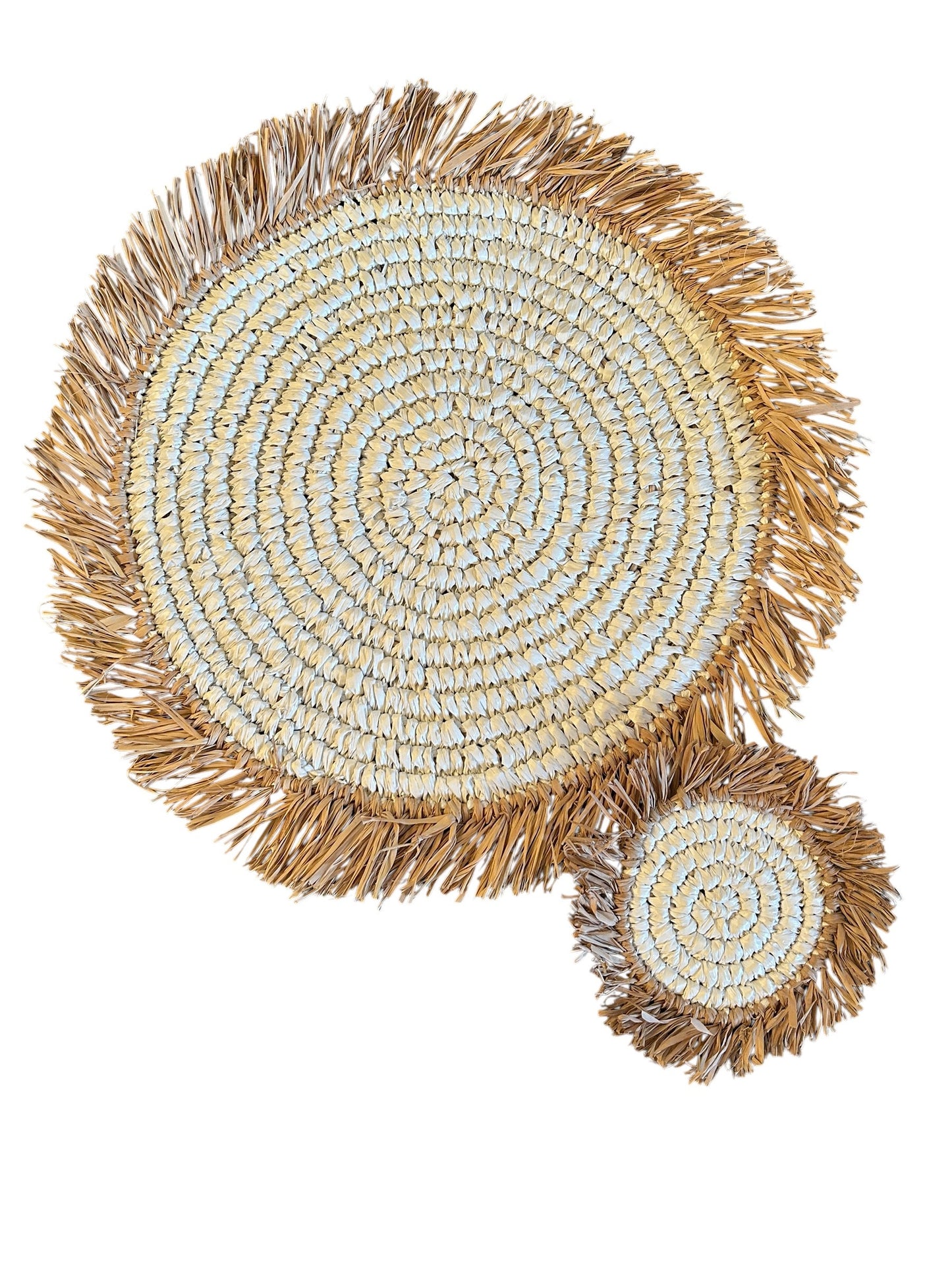 Raffia Placemats and Coasters