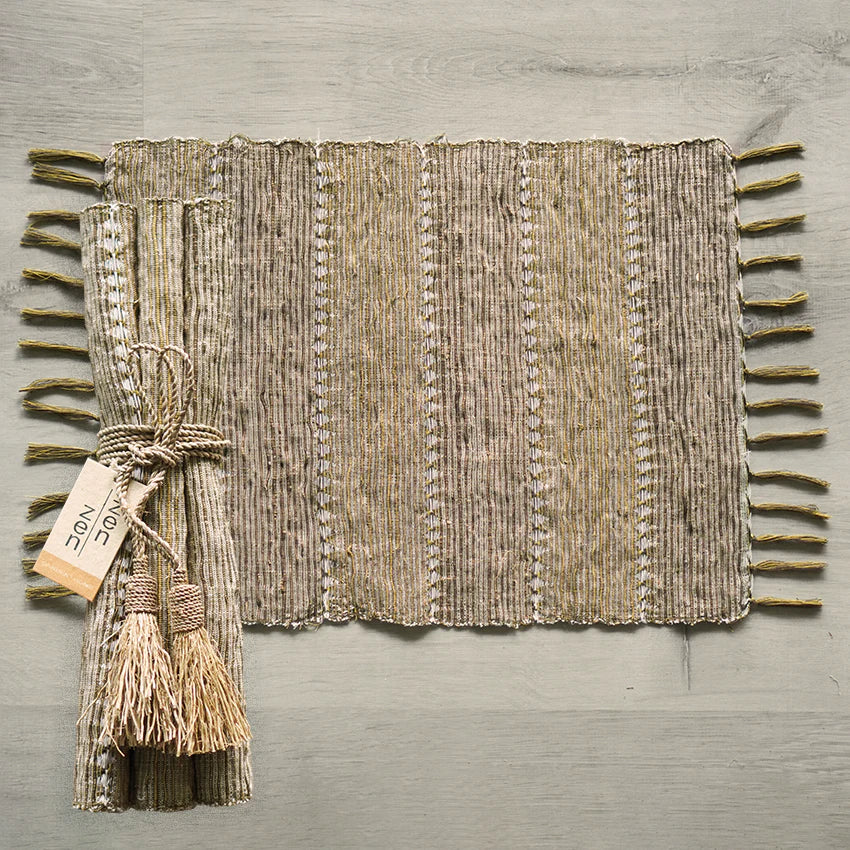 Vetiver Placemats - Turmeric (Set of 6)