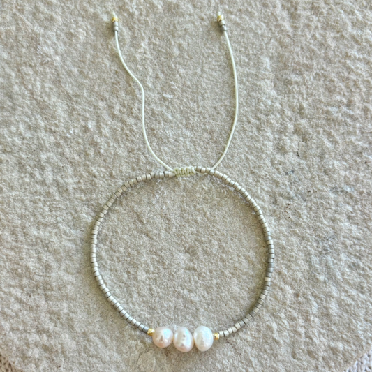 Pearl blessing bracelet - Ivory