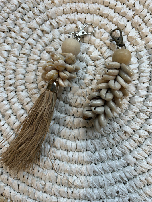 Cowrie Shell Bag Tags