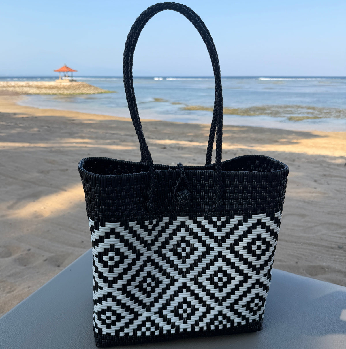 Bridie Tote Bag - Black & White