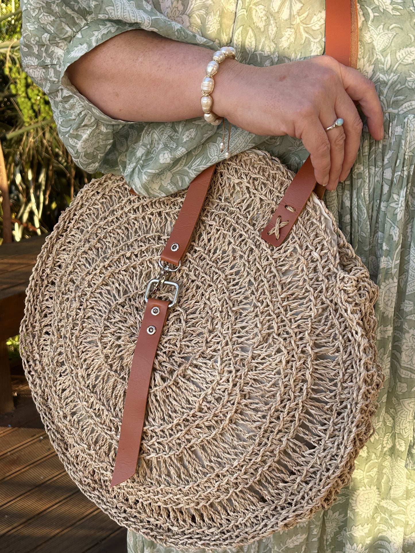 Circle Jute Bag