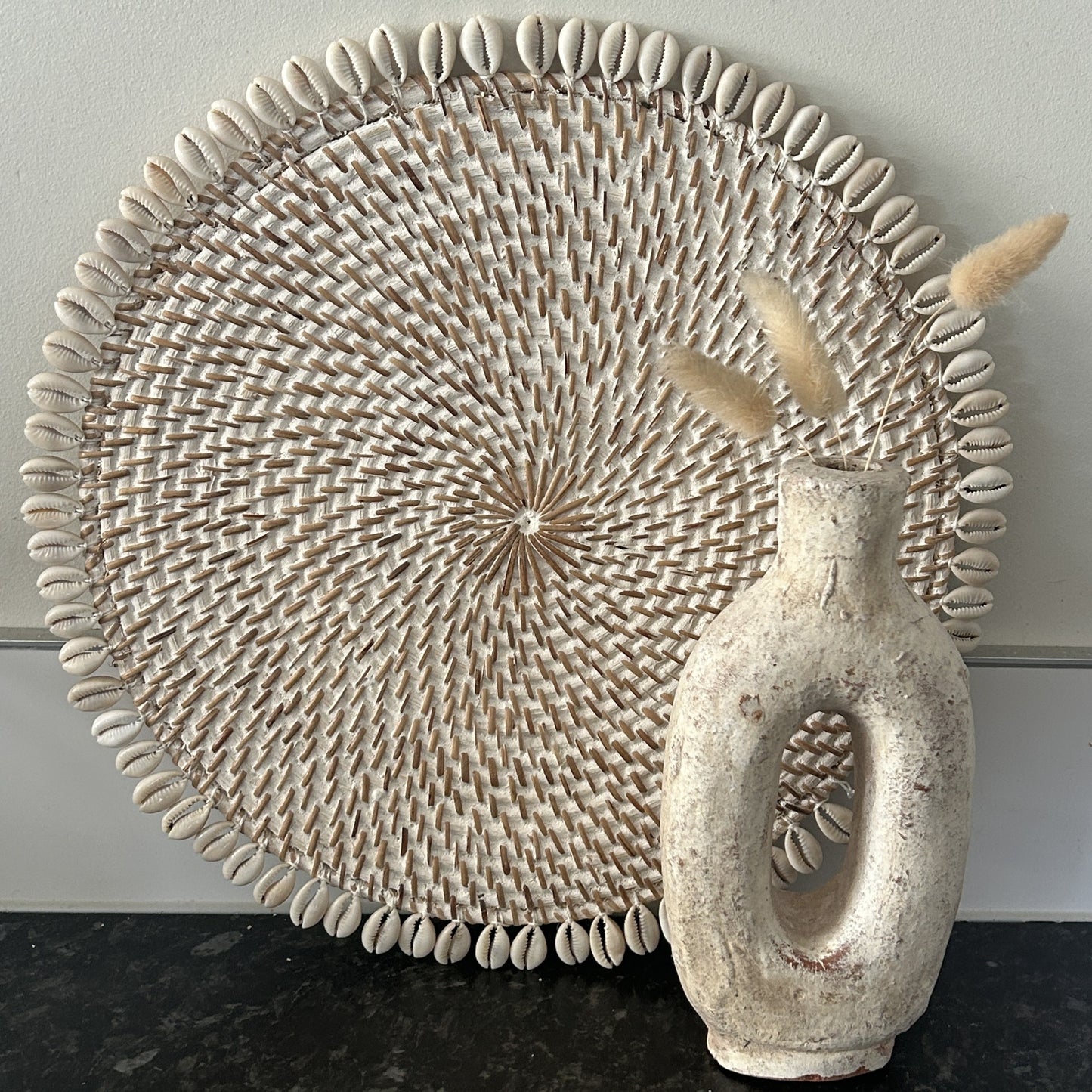 Cowrie Placemats and Coasters - Pre-order (also available in Black or Brown)