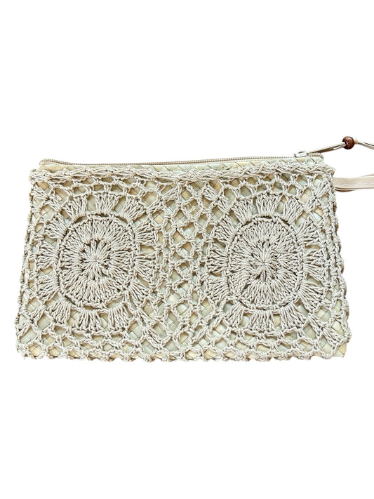 Crochet Clutch - Beige