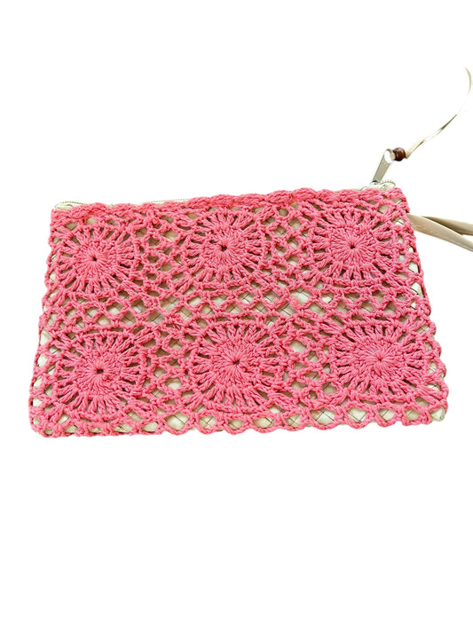 Crochet Clutch - Coral
