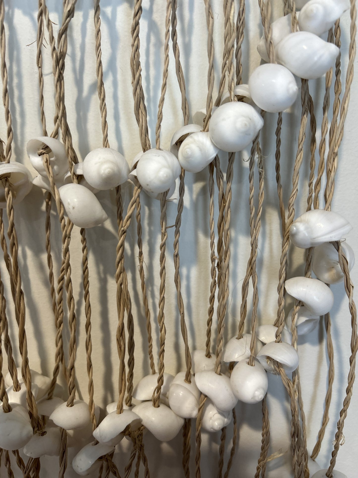 Shell hoop wall hanger