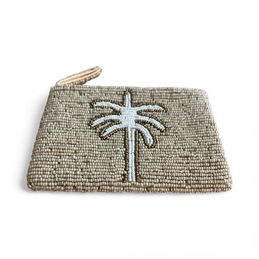 Beaded purse - Palm Tree