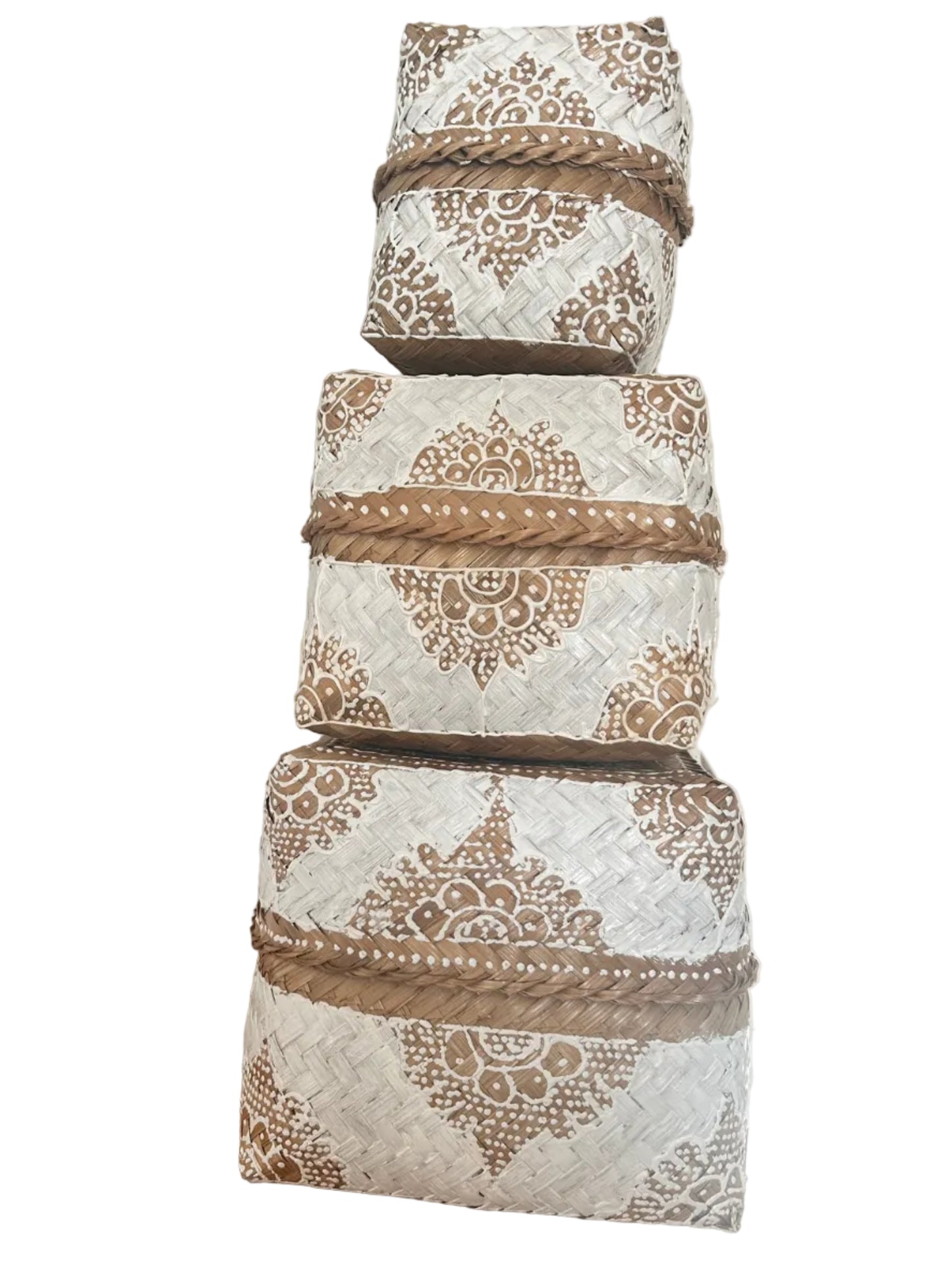 Woven basket set