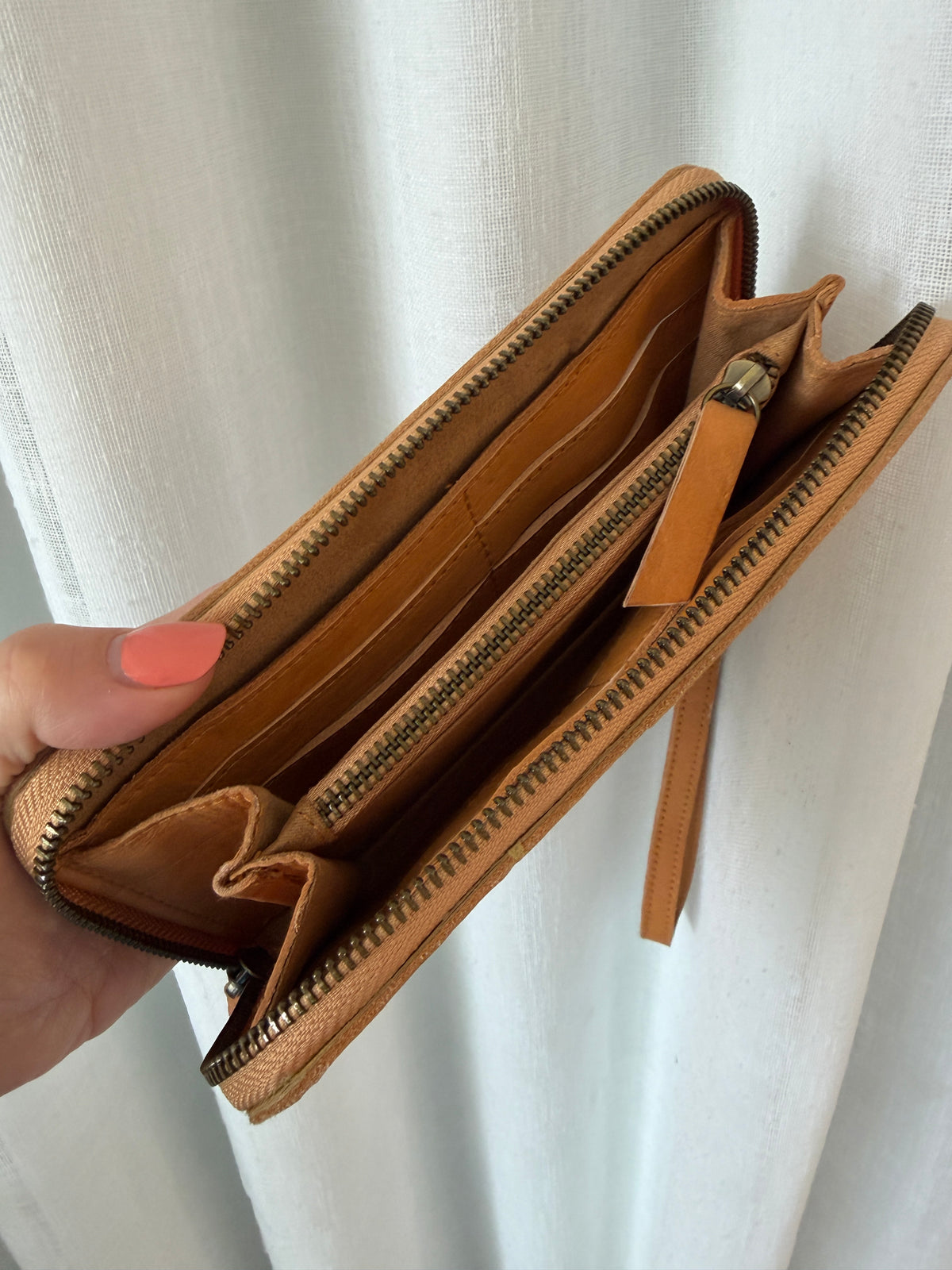 Kayla Wallet - Tan