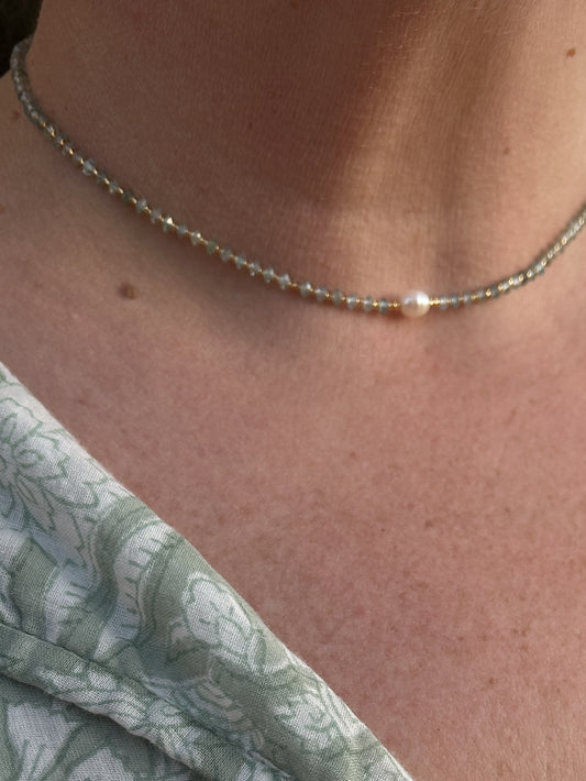 Adira Necklace - Grey