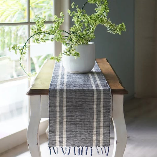 Vetiver Table Runner - Blue Ocean