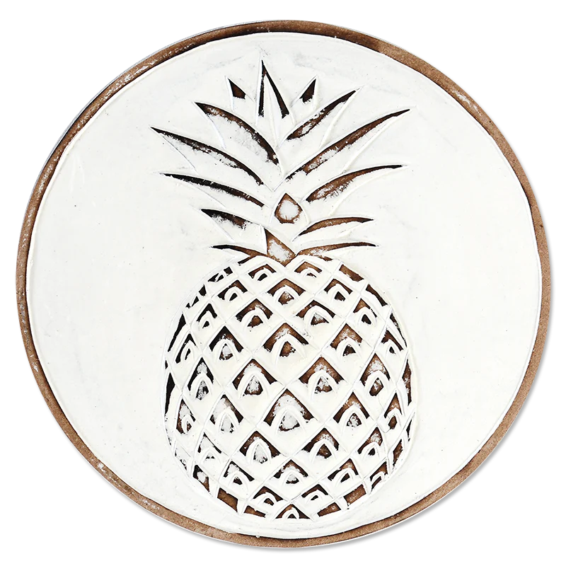 Wooden Pineapple Trivets - 2 sizes
